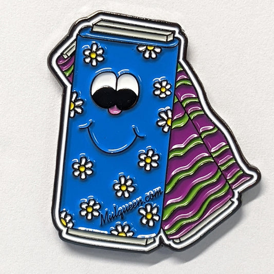 Enamel Pin - Happy Bolts (Fabric)