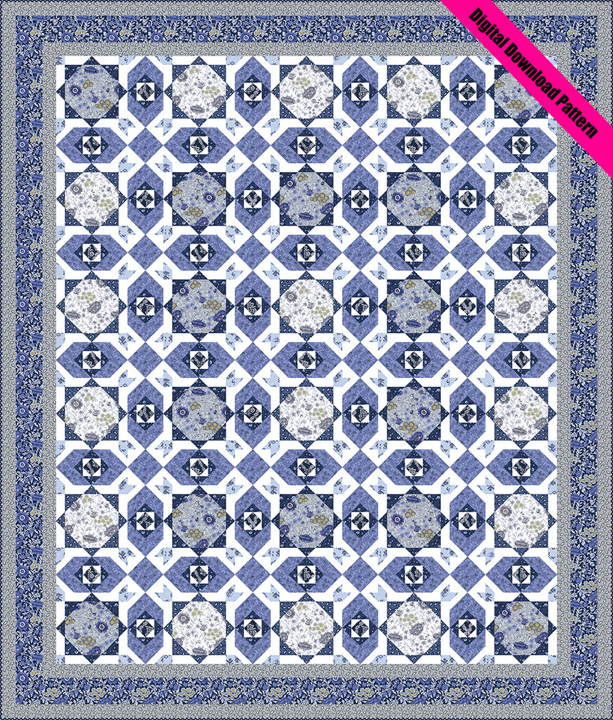 Vintage Blues - Digital Download Pattern