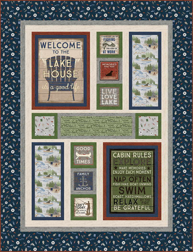 Welcome to the Lake House - Pattern