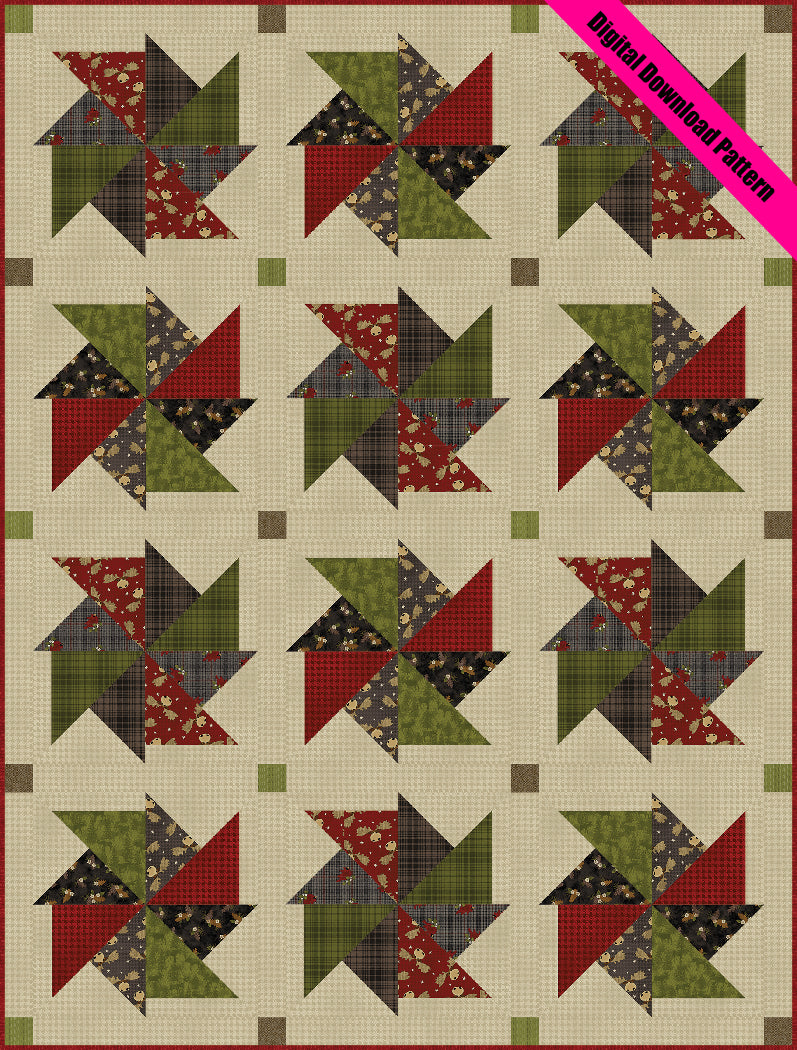 Winter Pinwheels - Digital Download Pattern