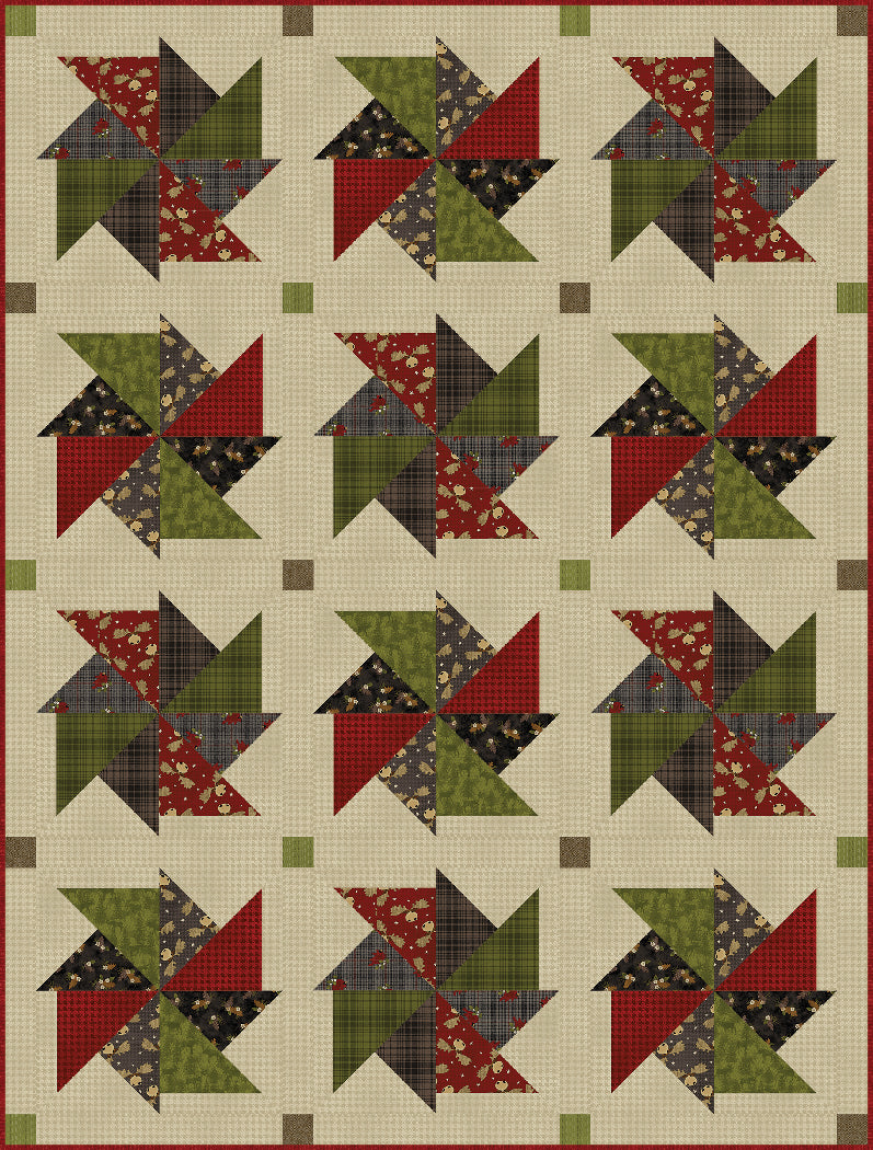 Winter Pinwheels - Pattern